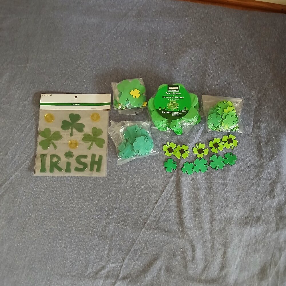 Holidays Art & Craft  St Patrick Day Foam Decorations New open package